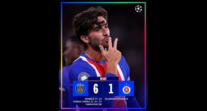 NOCHE DE GALA EUROPEA: PSG DESTROZA LAS REDES Y LA PREMIER LEAGUE IMPONE CONDICIONES