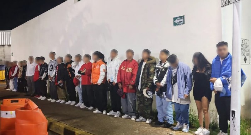DETIENEN A 23 PERSONAS TRAS RIÑA EN VILLAS DE NUESTRA SEÑORA DE LA ASUNCIÓN, EN AGS