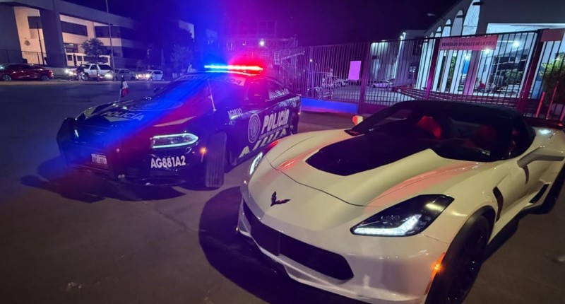 RECUPERAN EN AGS UN AUTOMÓVIL CORVETTE, QUE HABÍA SIDO ROBADO EN TEXAS, EN EU
