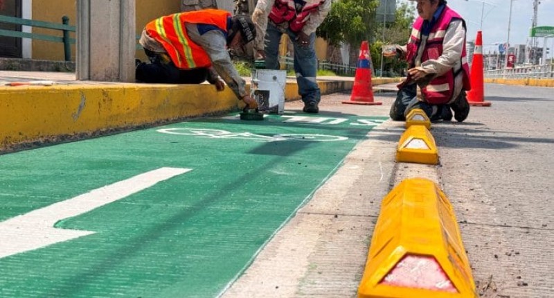 INTENSIFICA MUNICIPIO DE AGS MEJORA DE CICLOVÍAS
