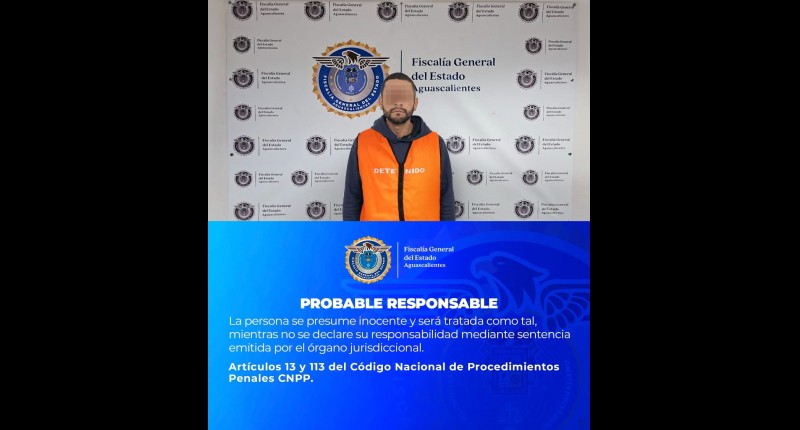 A PROCESO SUJETO QUE FUE DETENIDO EN AGS A BORDO DE UNA MOTOCICLETA ROBADA