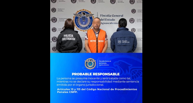 DETIENEN EN AGS A FEMINICIDA BUSCADO EN JALISCO