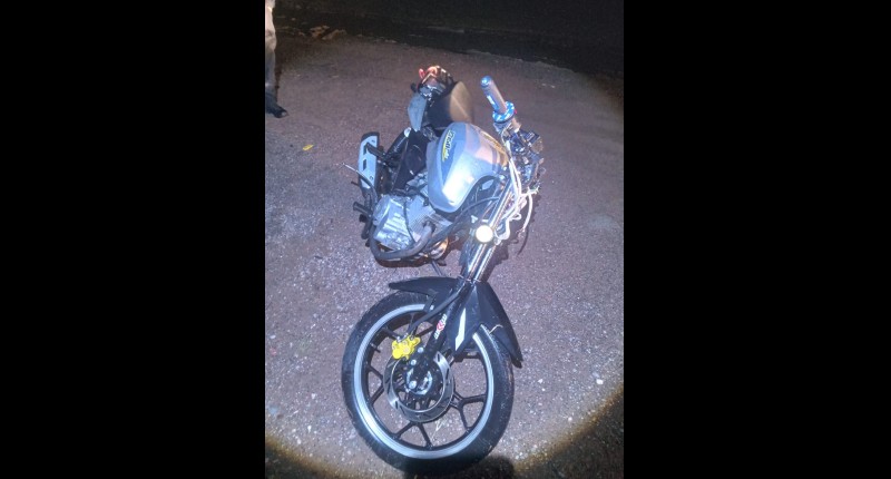 RECUPERAN EN LA COMUNIDAD DE LOS PARGA, EN AGS, MOTOCICLETA CON REPORTE DE ROBO