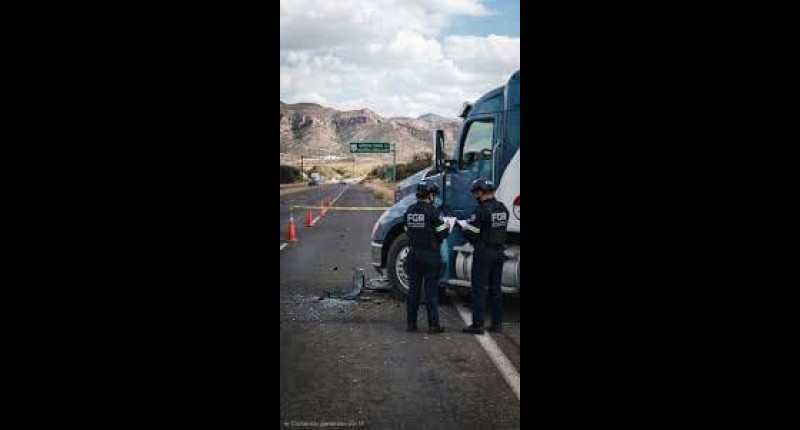 FGR INVESTIGA CASO DONDE MURIÓ UN AGENTE DE LA PFM LUEGO DE QUE SU PATRULLA FUERA EMBESTIDA POR UNA PESADA UNIDAD EN ZACATECAS 