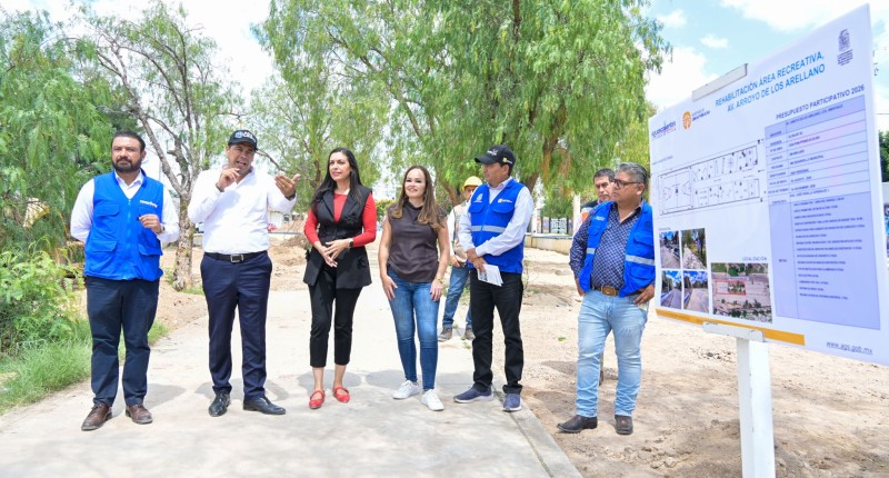 IMPULSA ALCALDE DE AGS, LEO MONTAÑEZ, REHABILITACIÓN DEL ÁREA RECREATIVA EN EL ARROYO DE LOS ARELLANO