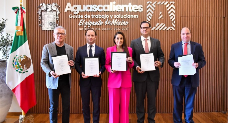 FIRMAN CONVENIO PARA FORMALIZAR LA CONSTRUCCIÓN Y OPERACIÓN DEL NUEVO FORO DE LAS ESTRELLAS DE AGS