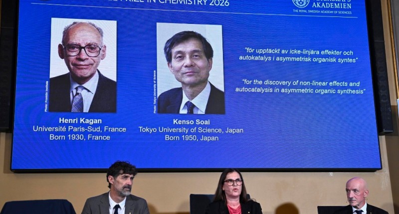 DAN NOBEL DE QUÍMICA A DOS CIENTÍFICOS POR LAS REACCIONES QUE CONDUCEN A LA HOMOQUIRALIDAD