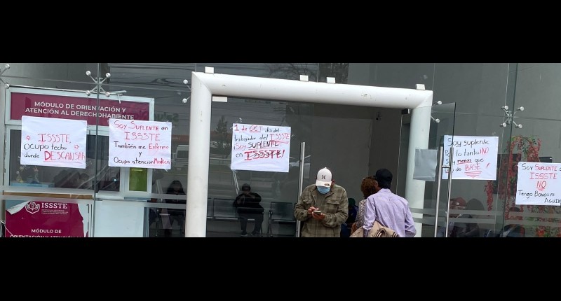 USUARIA DE ISSSTE AGS CALIFICA DE COLAPSADO EL SERVICIO | GALERÍA