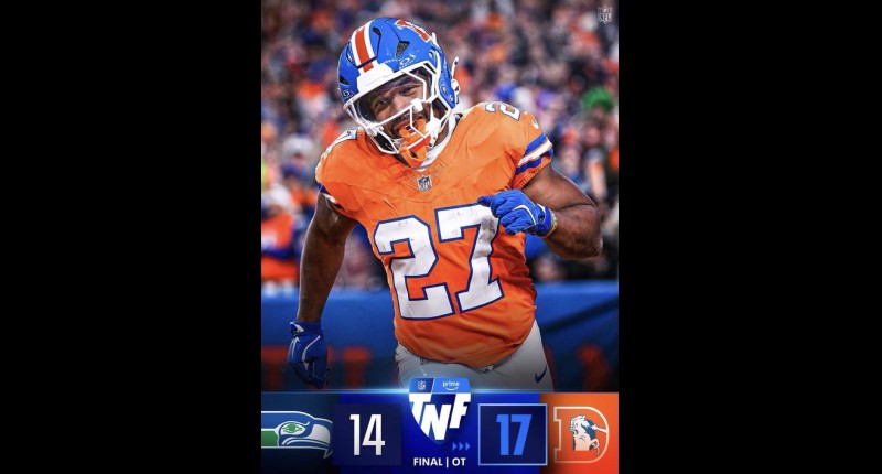 DENVER BRONCOS 17 - 14 SEATTLE SEAHAWKS EN TIEMPO EXTRA
