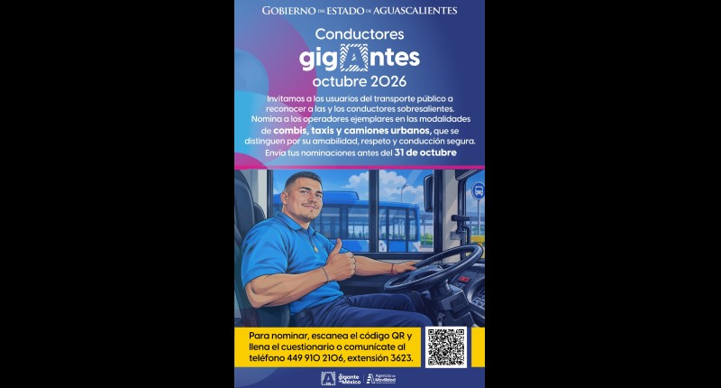 ABIERTA LA CONVOCATORIA EN AGS `CONDUCTORES GIGANTES OCTUBRE 2026´