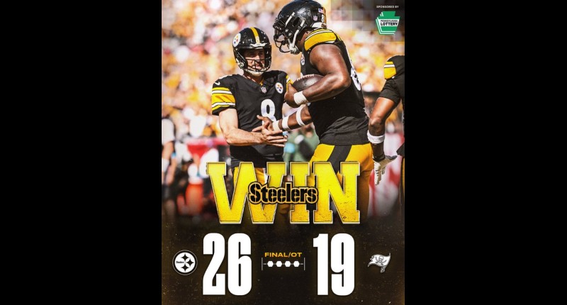 ¡AGÓNICO TRIUNFO DE PITTSBURGH! LOS STEELERS SILENCIAN TAMPA BAY CON UN ZARPAZO EN TIEMPO EXTRA