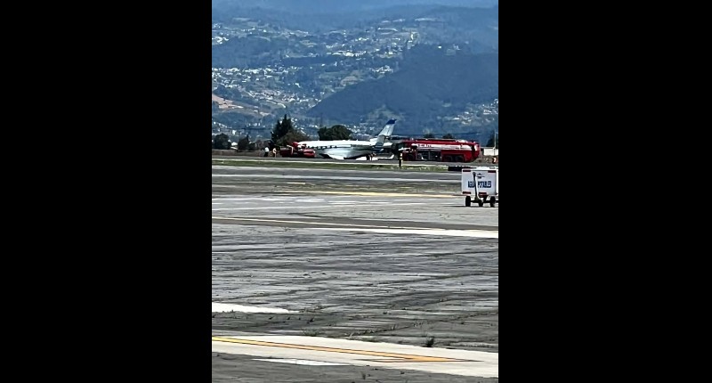AVIÓN PROCEDENTE DE AGS TUVO PROBLEMAS AL ATERRIZAR EN TOLUCA 