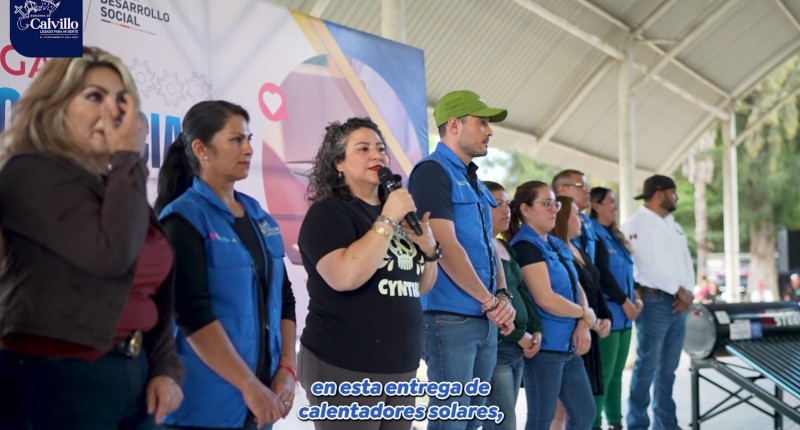ENTREGAN VALES PARA CALENTADORES SOLARES EN BENEFICIO DE FAMILIAS DE CALVILLO | VIDEO 