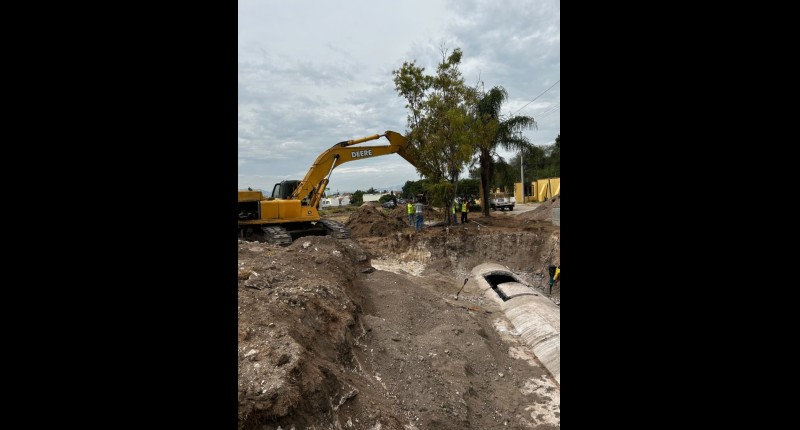 INICIA MIAA REHABILITACIÓN DE COLECTOR SANITARIO EN BOSQUES DE LA ALAMEDA